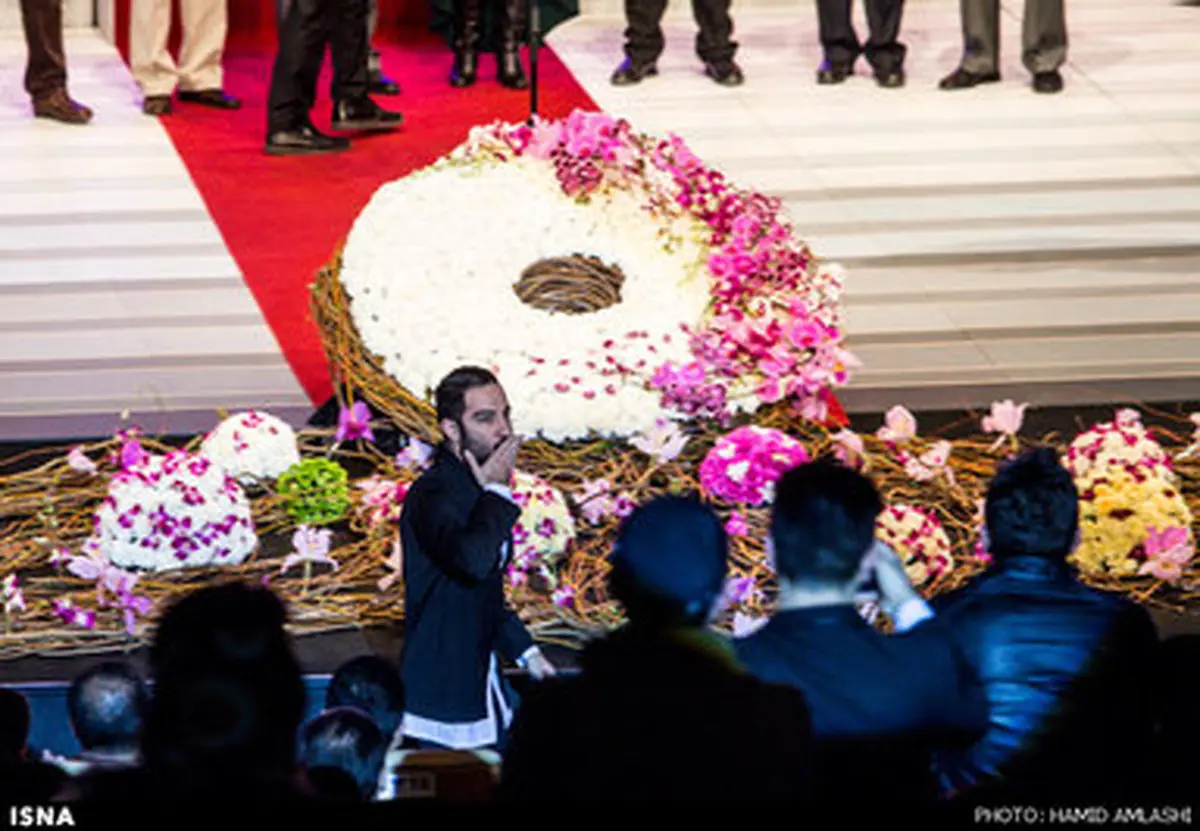 حاشیه‌های دیدنی اختتامیه جشنواره فجر/تصاویر