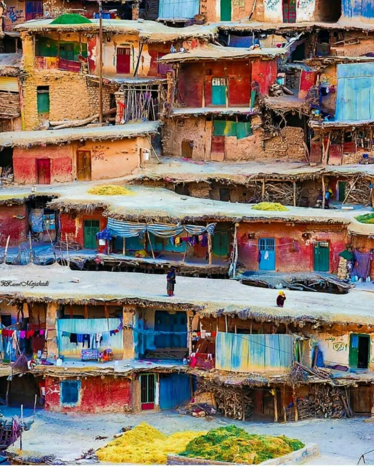 نمایی زیبا از روستای معروف سرآقا سید/ عکس