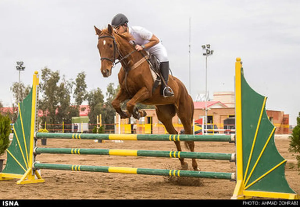 تصاویری از رقابت‌های هیجان انگیز اسب سواری