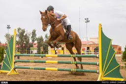 تصاویری از رقابت‌های هیجان انگیز اسب سواری