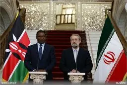 حواشی دیدار رئیس مجلس کنیا با لاریجانی/تصاویر