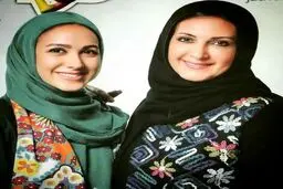 فاطمه گودرزی و دخترش در یک قاب/عکس