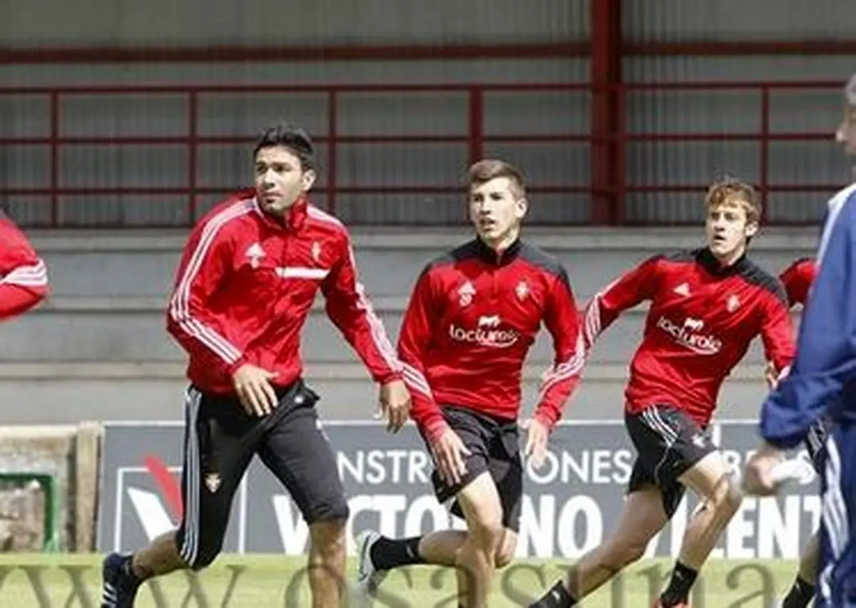 تلاش نکونام و انصاری فرد در تمرین/عکس