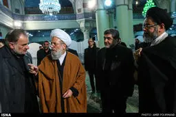 عزاداری عاشورای حسینی در حرم عبدالعظیم حسنی(ع) با حضور رییس جمهور /گزارش تصویری