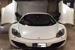 مک لارن با درهای خفاشی در ایران/عکس