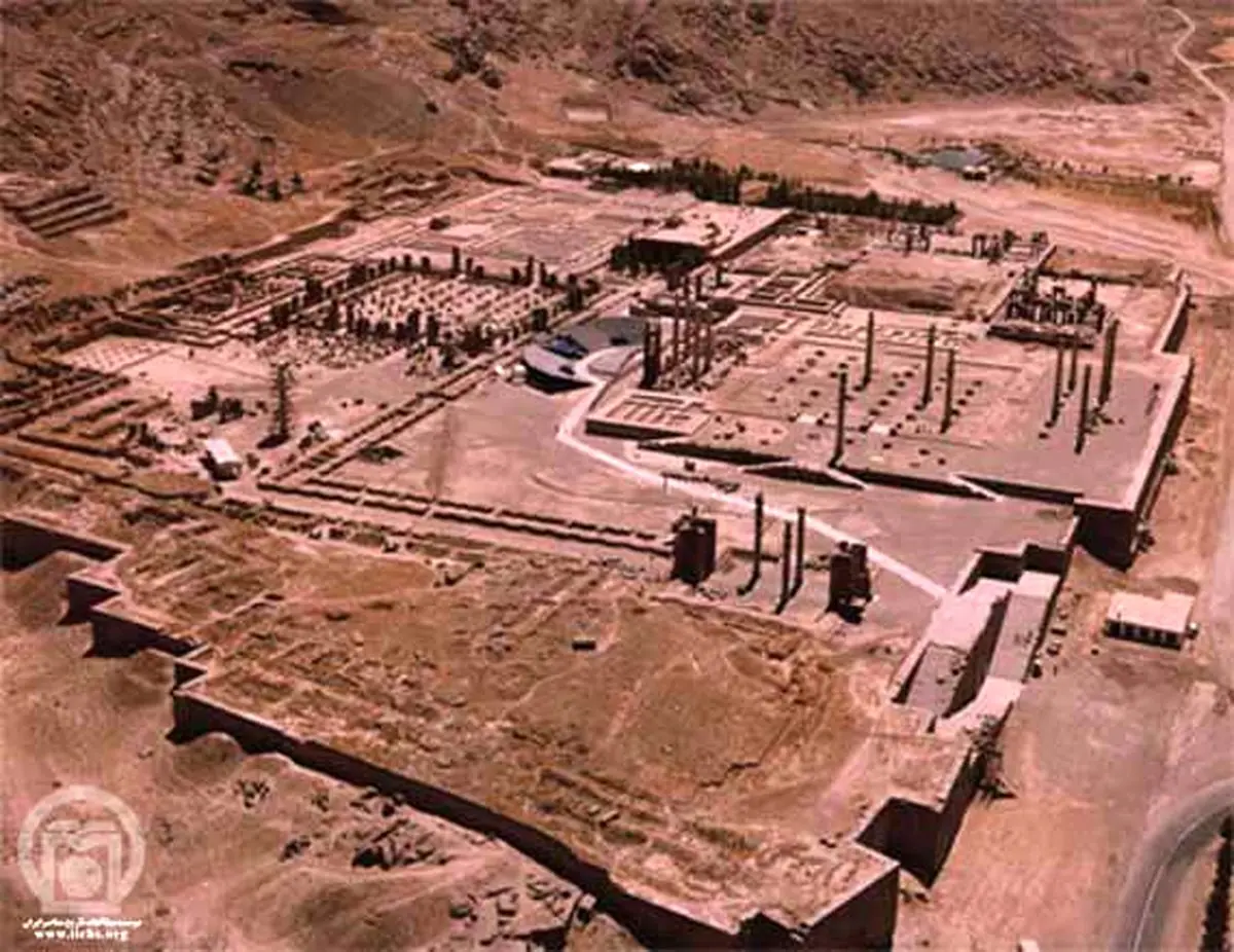 عکس هوایی از تخت جمشید/ عکس