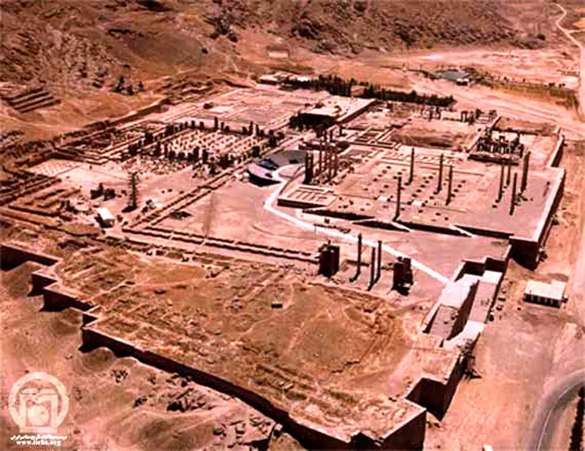 عکس هوایی از تخت جمشید/ عکس