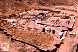 عکس هوایی از تخت جمشید/ عکس
