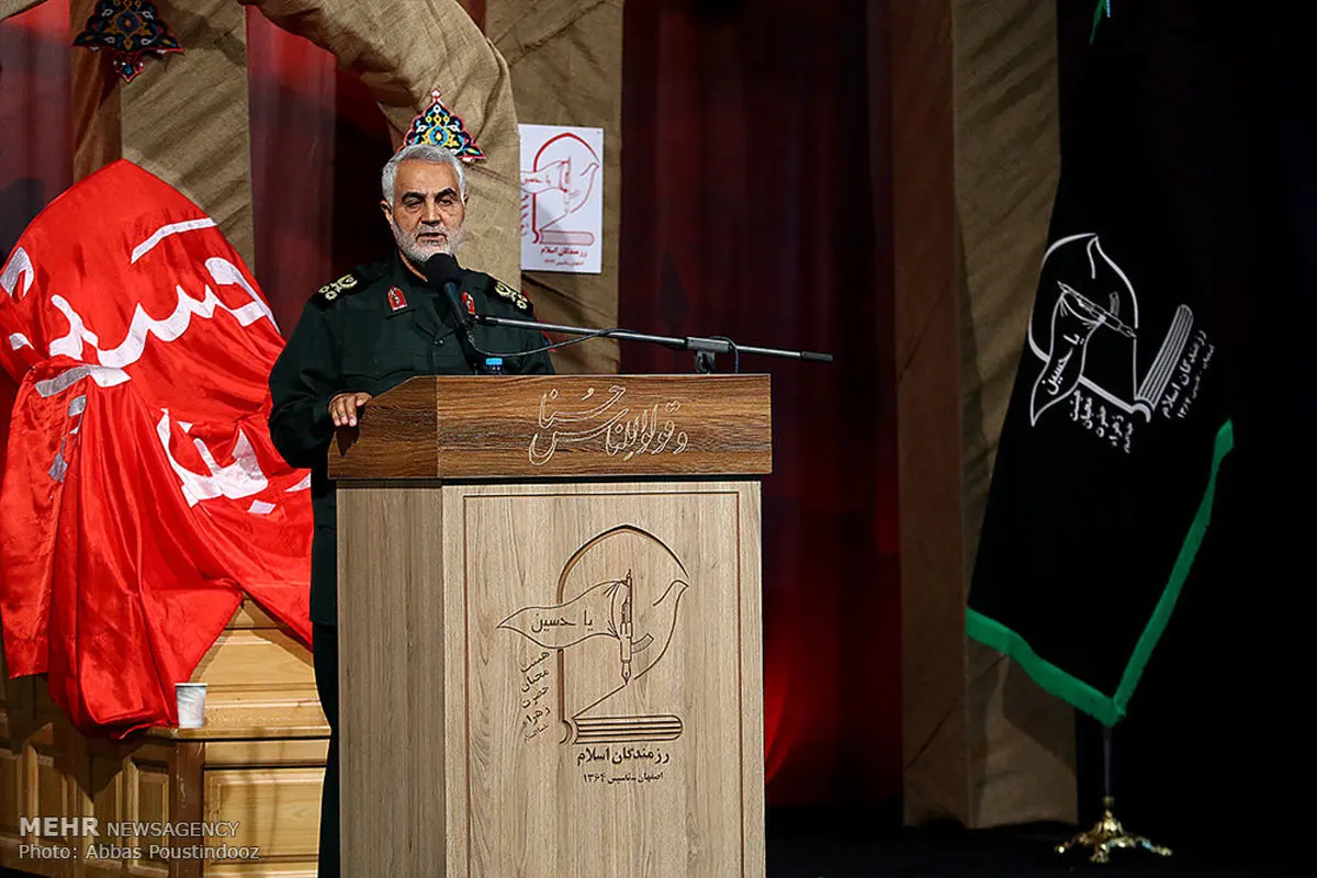 تصاویری از سفر سردار قاسم سلیمانی به اصفهان