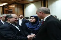 تصویری از شریعتمداری در مراسم تحلیف اردوغان