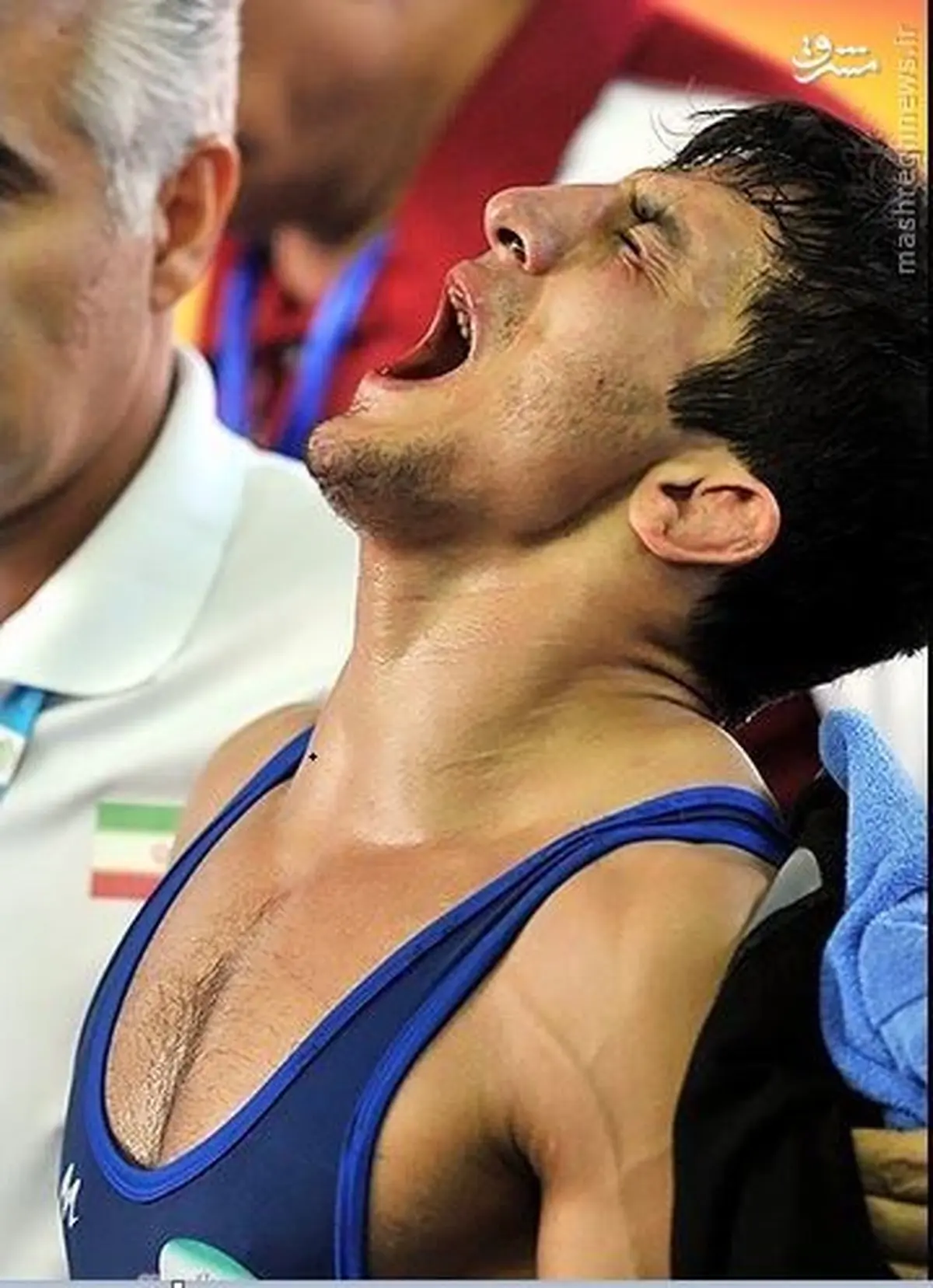 عکس/ فریاد آقای اسطوره