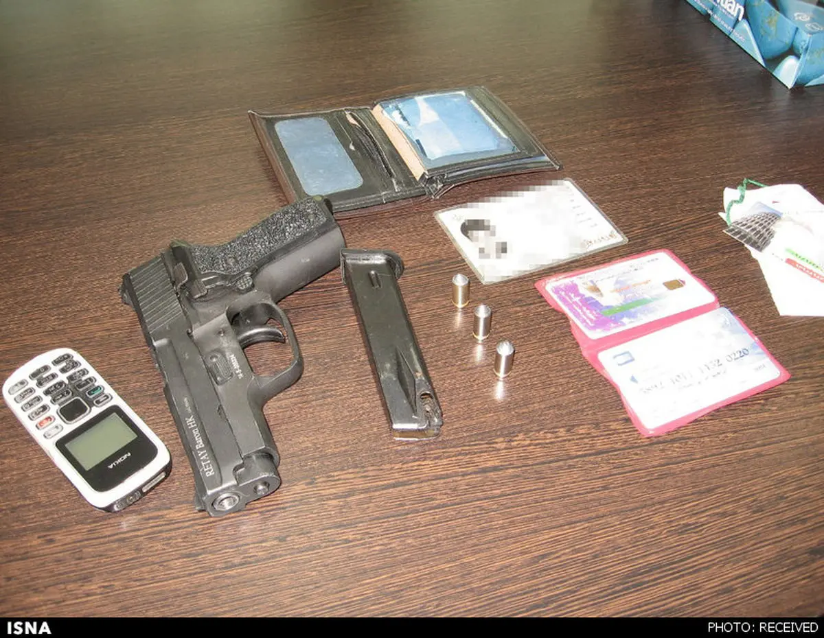 سرقت مسلحانه ناکام در خیابان ری +عکس