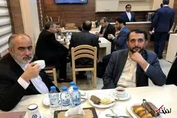 حدادعادل و پسرش در ستاد ابراهیم رئیسی چه می‎کنند؟