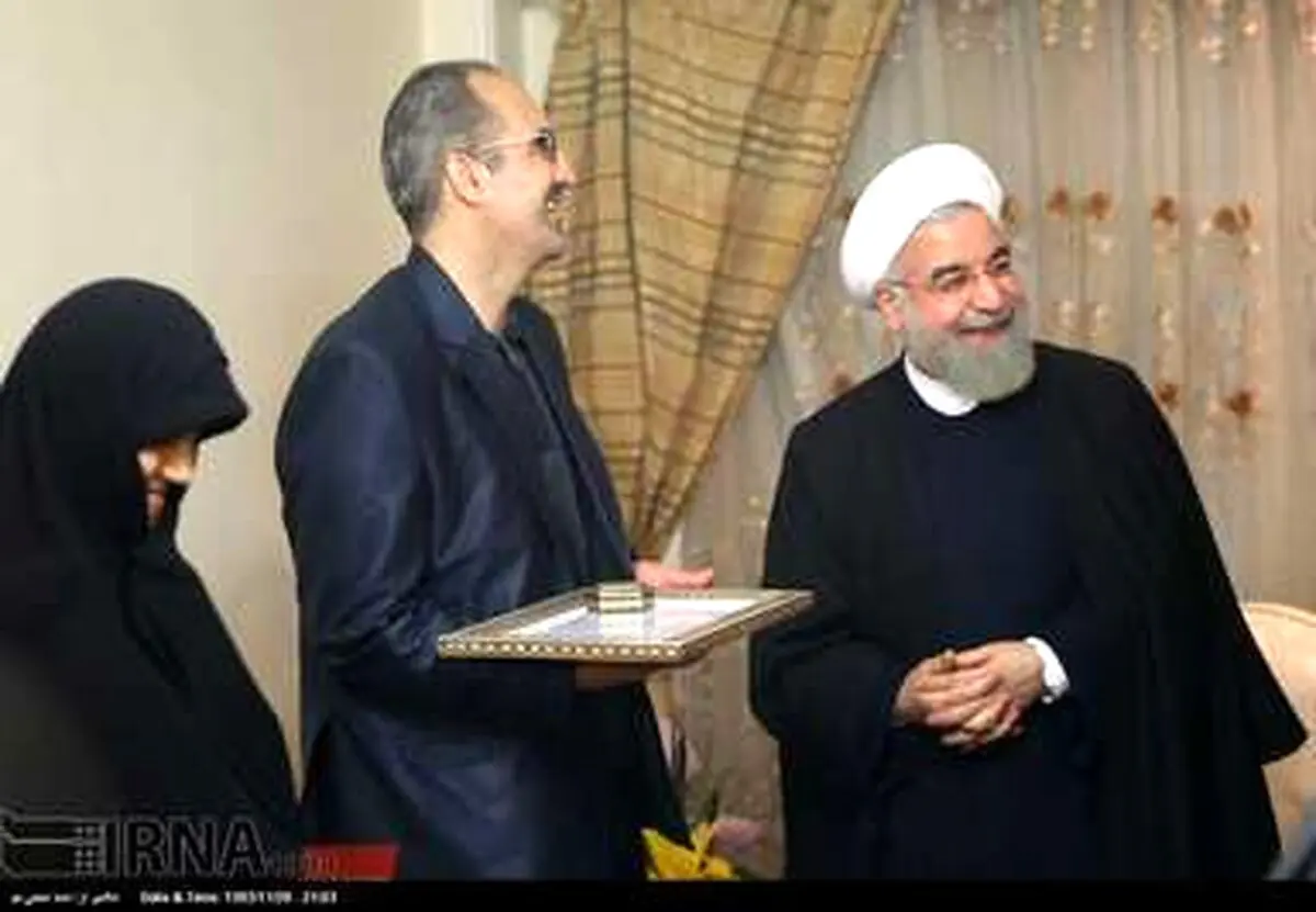 دیدار رییس جمهور با خانواده‌های شهیدان عنایتی و حسن احمدی جانباز 70درصد /گزارش تصویری