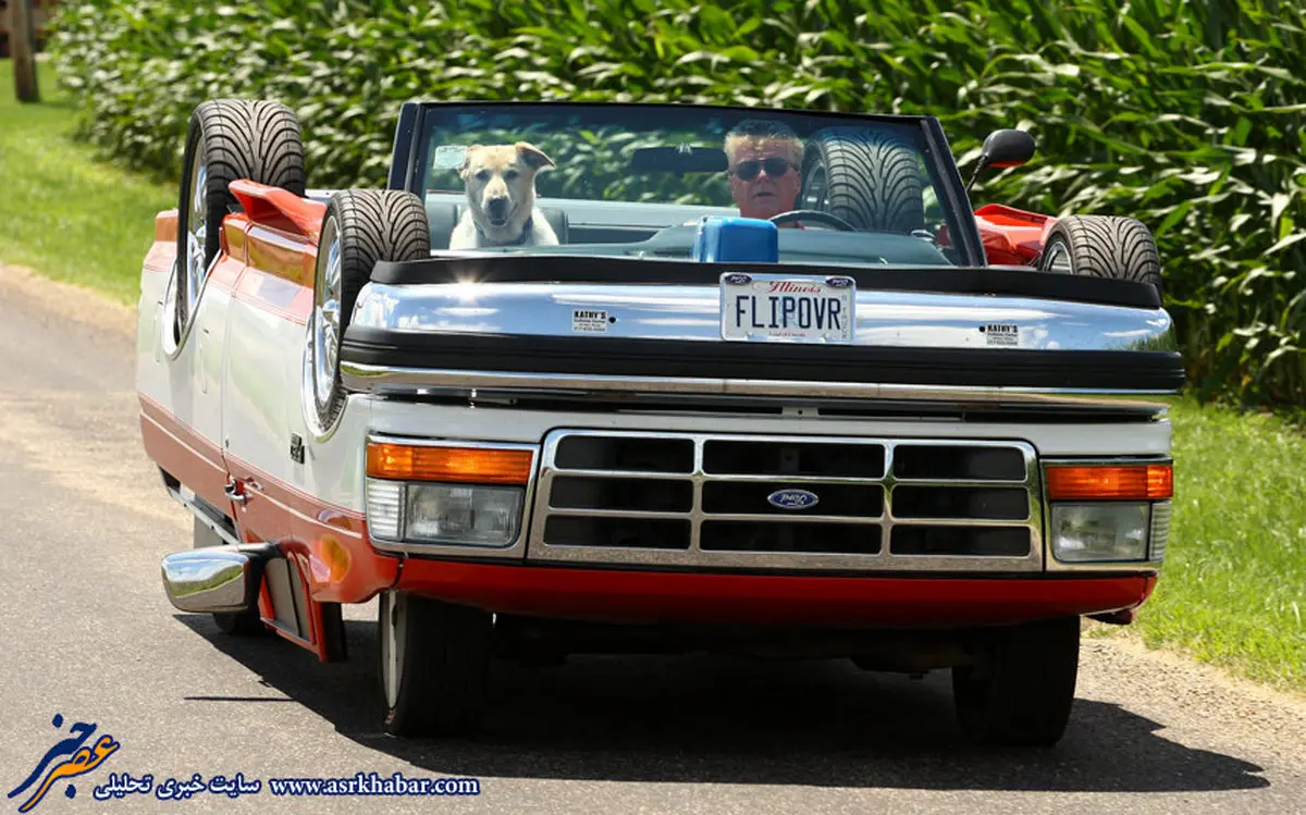 عکس/ عجیب ترین خودروی جهان