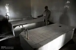 کتابخانه ای که غسالخانه شد!/تصاویر
