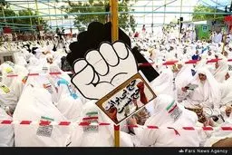 مراسم برائت از مشرکان در صحرای عرفات /گزارش تصویری