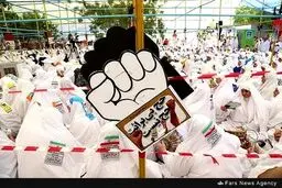 مراسم برائت از مشرکان در صحرای عرفات /گزارش تصویری