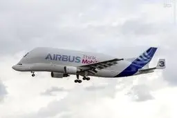 تصاویر دیدنی از "بلوگا" نهنگ غول‌پیکر ایرباس