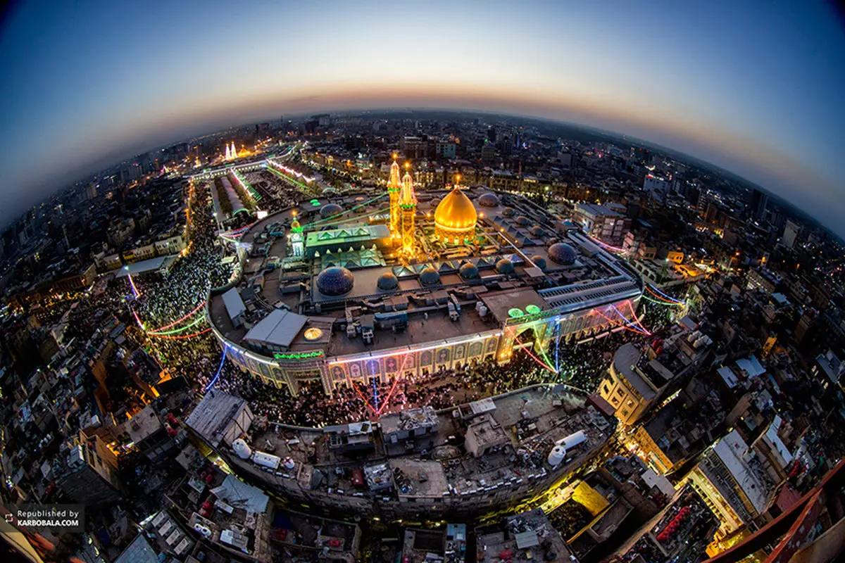 عکسی زیبا از بین الحرمین