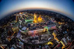 عکسی زیبا از بین الحرمین