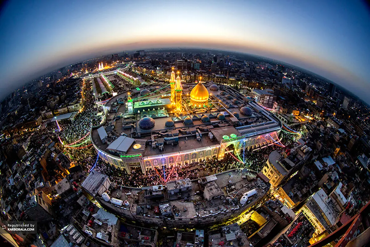 عکسی زیبا از بین الحرمین