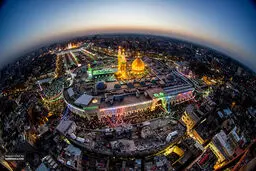 عکسی زیبا از بین الحرمین
