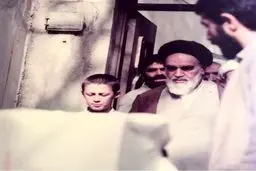 عکس دیده نشده از امام و سید حسن خمینی