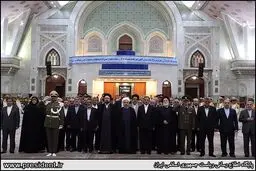 تصاویر تجدید میثاق دولتی‌ها با آرمان‌های امام /از همراهی سیدحسن خمینی تا فاتحه‌خوانی برای آیت‌الله هاشمی