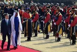 سفر ولی‌عهد ابوظبی به سئول/تصاویر