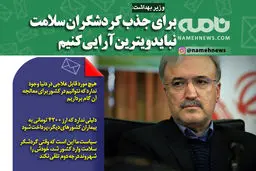 فتوتیتر/ وزیر بهداشت: نباید ویترین آرایی کنیم
