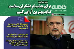فتوتیتر/ وزیر بهداشت: نباید ویترین آرایی کنیم