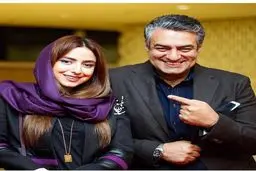 سام نوری در کنار نوه محمدعلی فردین/عکس