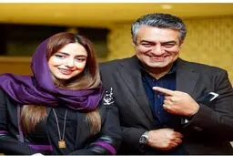 سام نوری در کنار نوه محمدعلی فردین/عکس