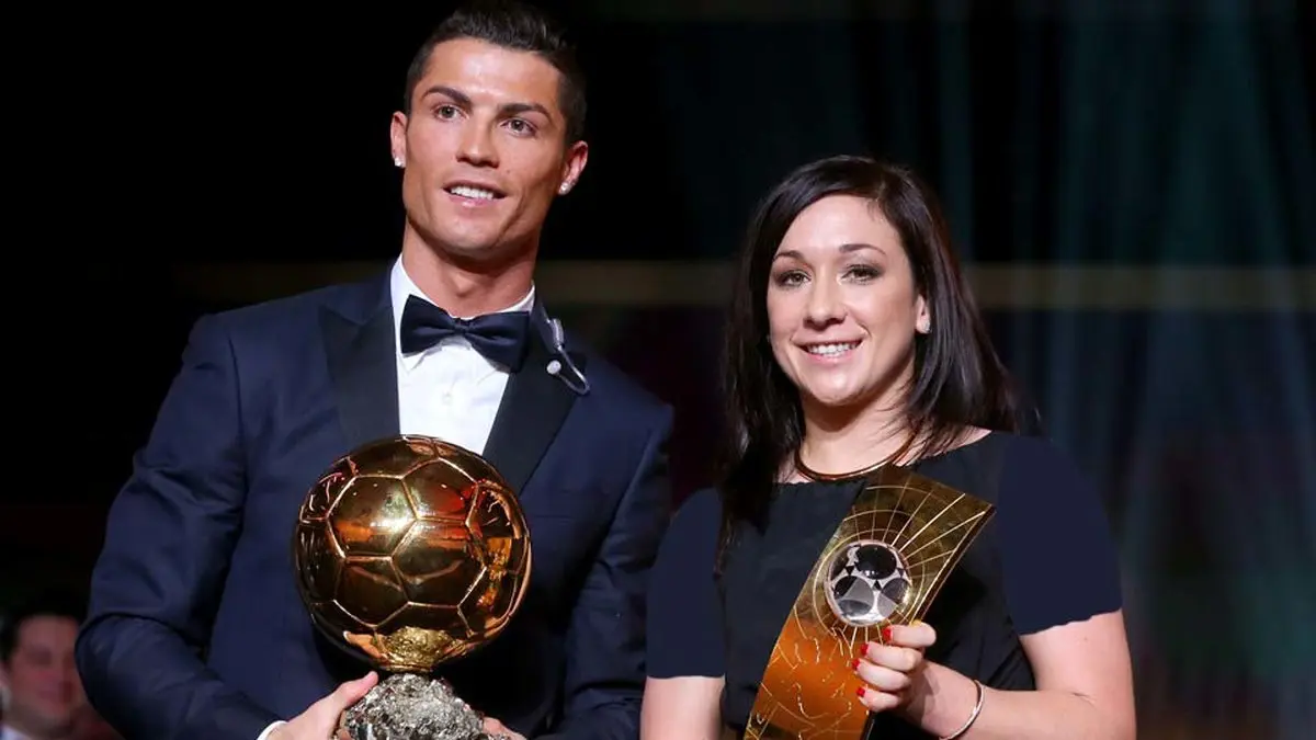 بهترین مرد و زن سال فوتبال جهان در کنارهم در مراسم گالا +تصویر