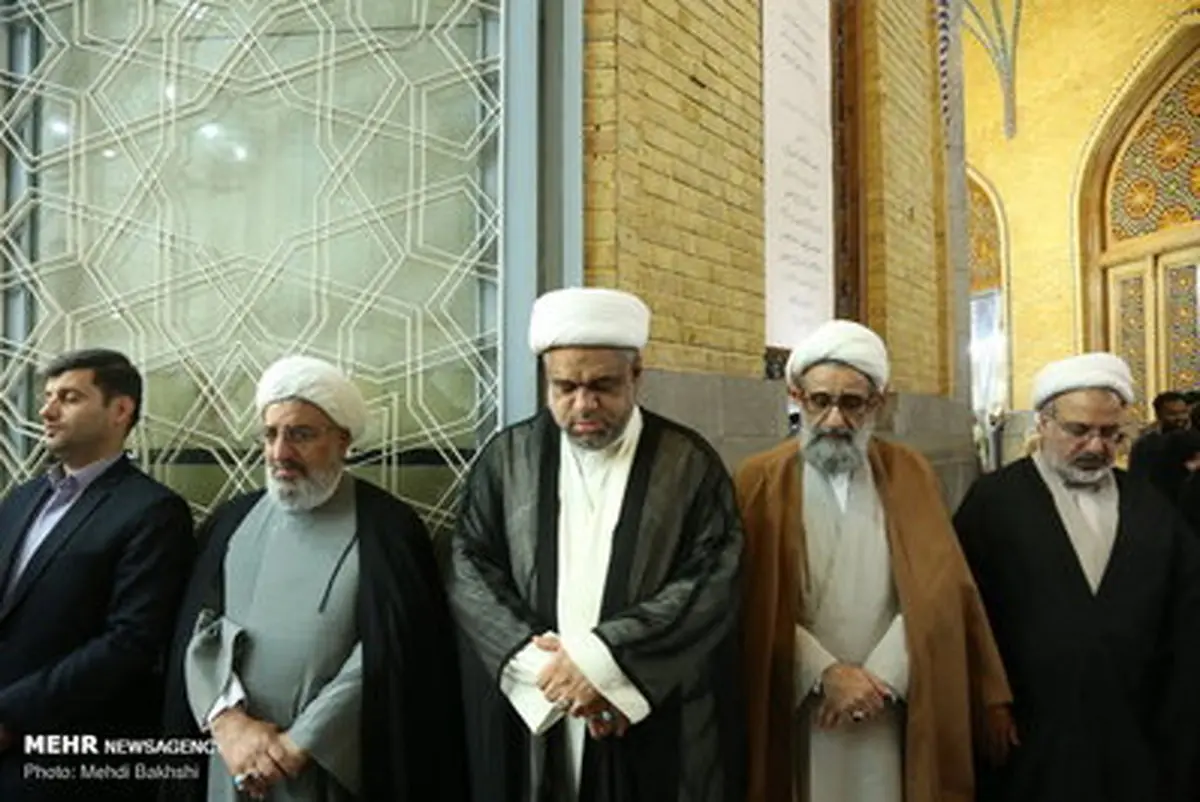 تصاویر: مراسم گرامیداشت ۳۳ شهید عربستانی در مسجد اعظم قم