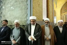 تصاویر: مراسم گرامیداشت ۳۳ شهید عربستانی در مسجد اعظم قم