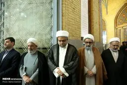 تصاویر: مراسم گرامیداشت ۳۳ شهید عربستانی در مسجد اعظم قم