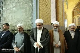 تصاویر: مراسم گرامیداشت ۳۳ شهید عربستانی در مسجد اعظم قم