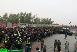 ترافیک انسانی زائران حسینی در مرز مهران/عکس