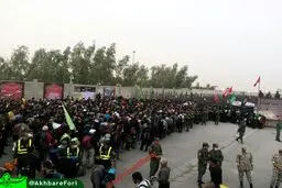 ترافیک انسانی زائران حسینی در مرز مهران/عکس
