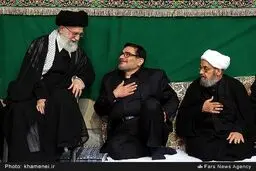 خوش و بش مقام معظم رهبری با شمخانی/عکس