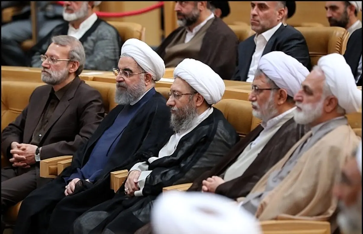 حسن روحانی : در سال 96 هستیم نه 78 و 88 / علی لاریجانی :آقای محسنی‌اژه‌ای حرف‌هایی که سرمایه گذاران را از کشور فراری می‌هد را بیان نکنید/ آملی لاریجانی : برخی سخن ها در مجلس ،زیر سوال بردن استقلال قوه قضاییه است/ ارائه گزارش عملکرد یک‌ساله دستگاه قضایی
