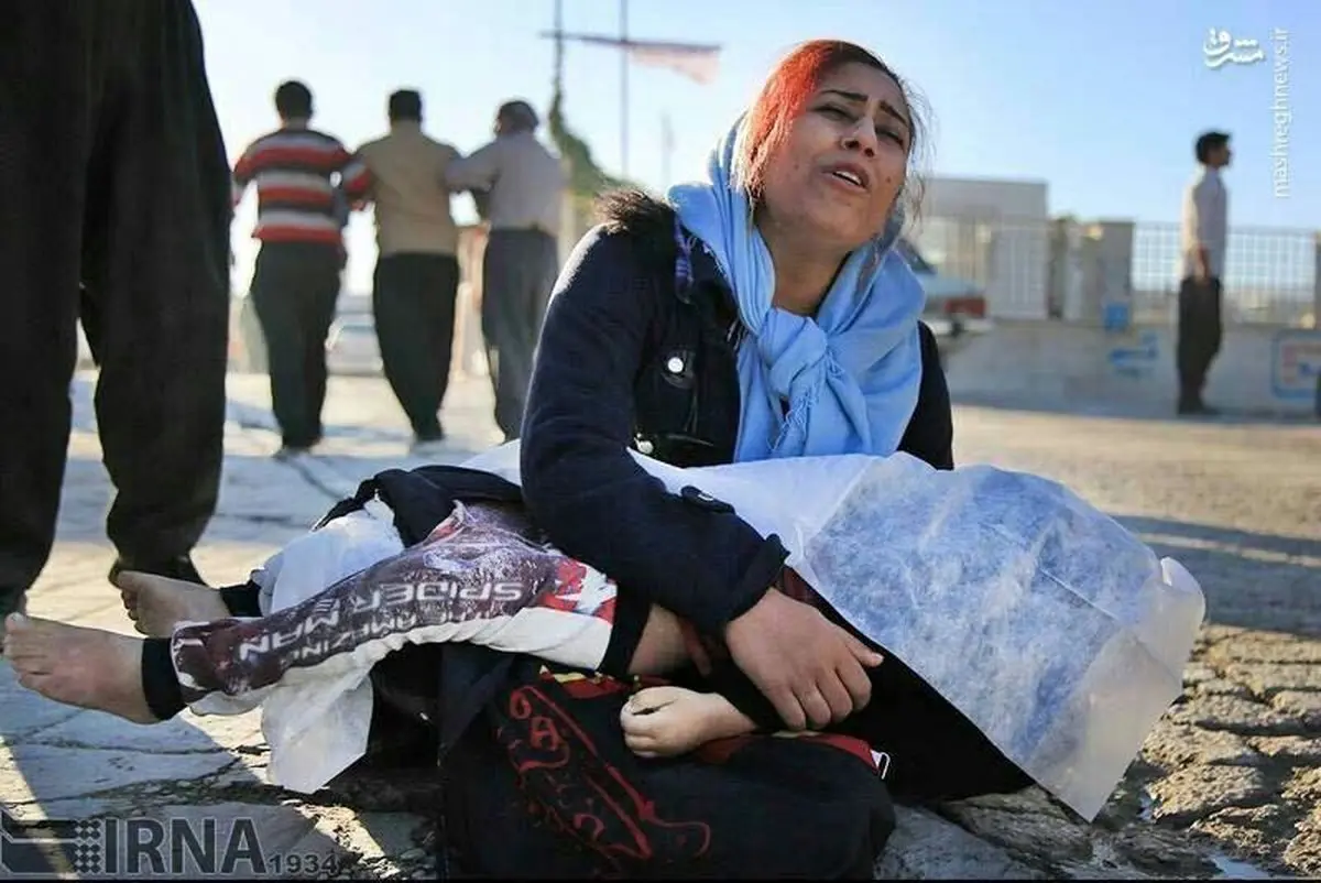 دردناکترین تصویر از زلزله کرمانشاه/عکس
