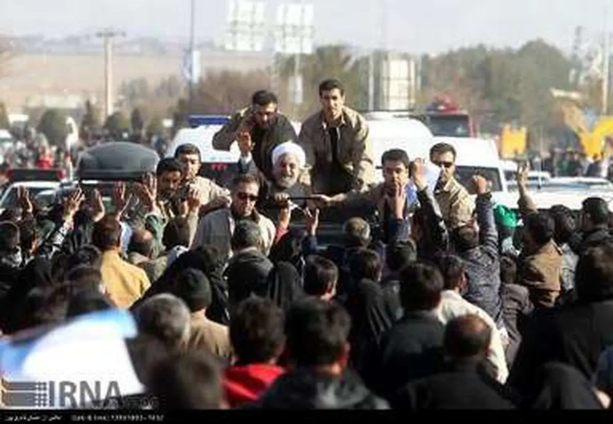 استقبال مردم خراسان جنوبی از رییس جمهور/ تصاویر