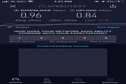 افزایش نارضایتی از کیفیت و سرعت اینترنت