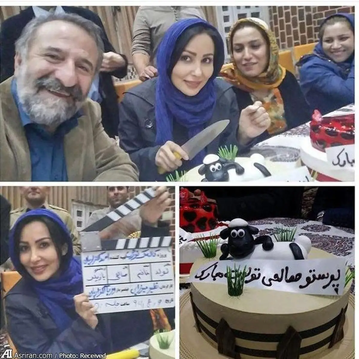 جشن تولد پرستو صالحی/عکس