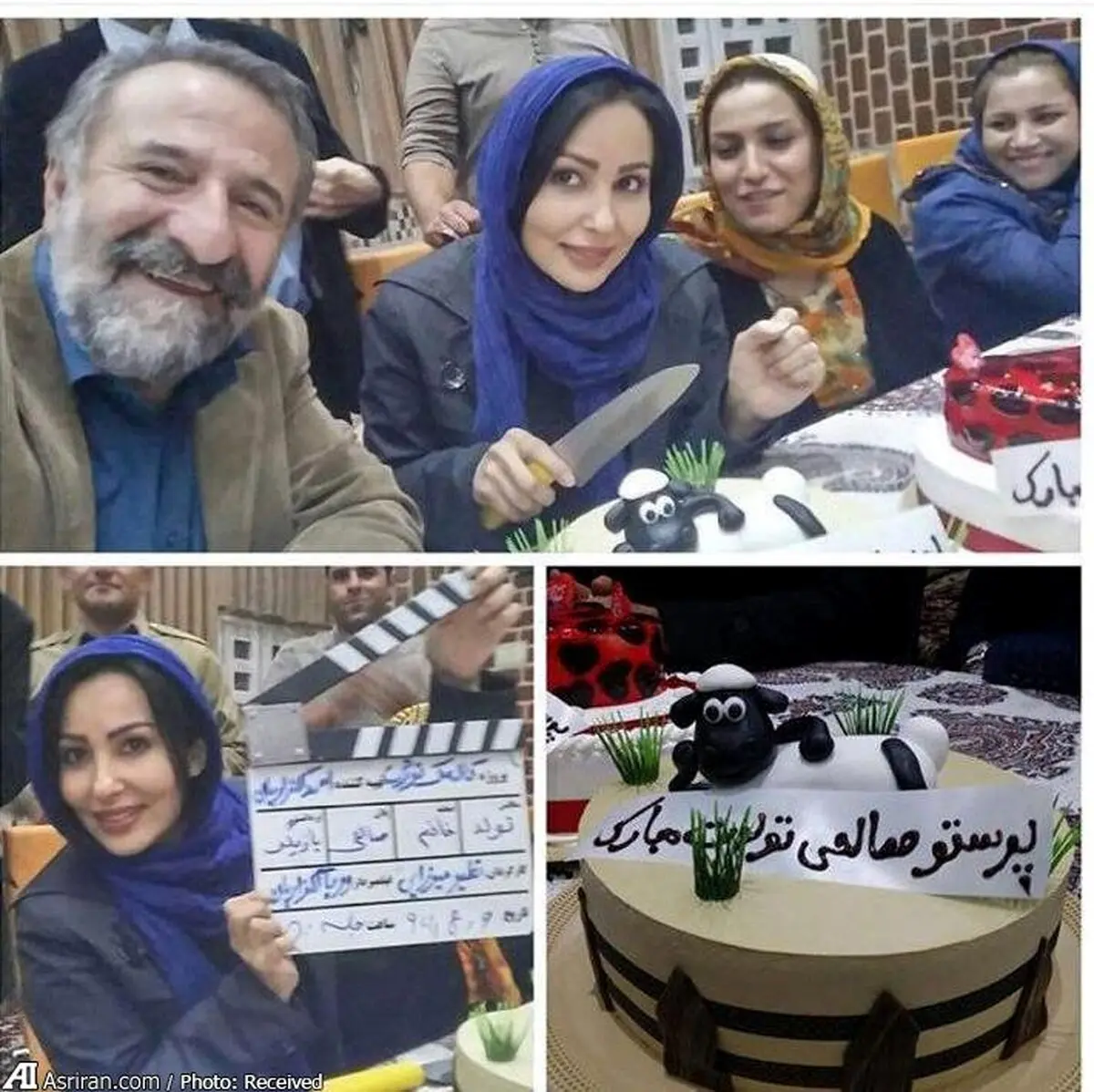 جشن تولد پرستو صالحی/عکس