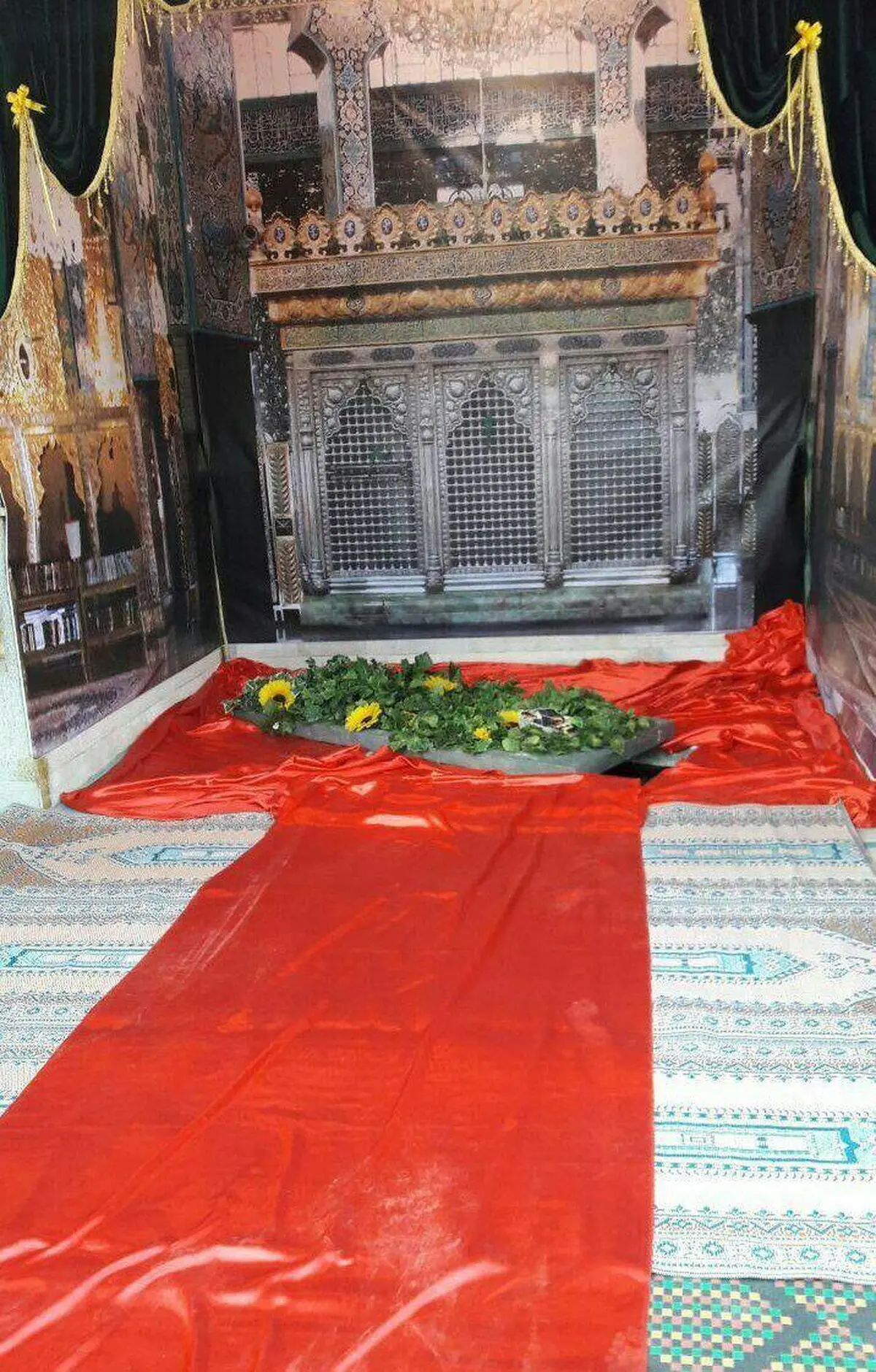 آرامگاه شهید حججی در انتظار پیکر بی‌سر/عکس