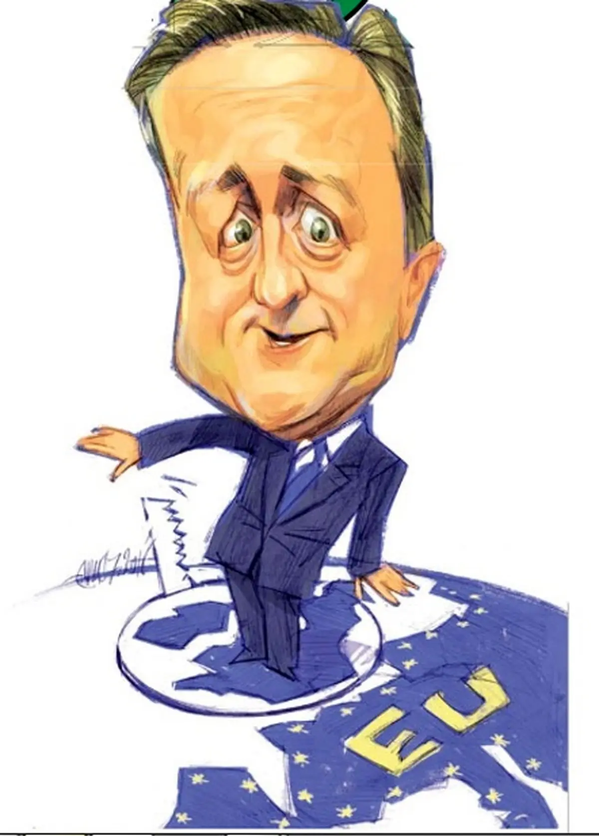 دیوید کامرون!/ کاریکاتور